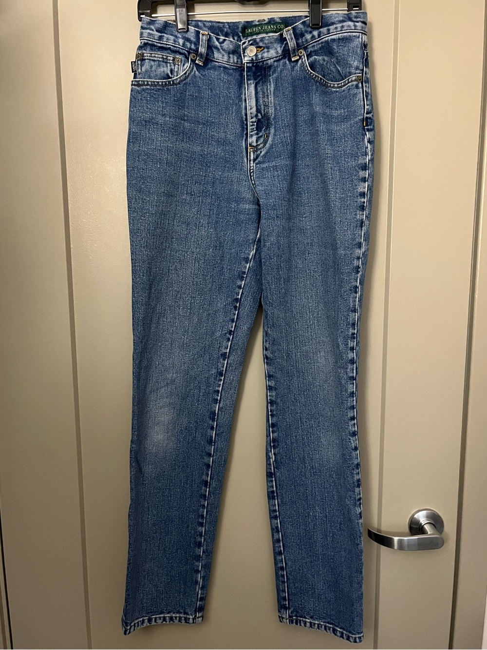 Lauren Ralph Lauren Blue Straight-Leg Jeans